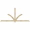 Ekena Millwork Redmond Rough Sawn Timber Gable Bracket, Douglas Fir, 108"W x 49"H x 2"D x 4"F, 11/12 Pitch GBW108X49X0204RED00RDF - alternate 1